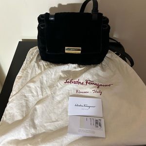 Salvatore Ferragamo Ginger Small Black Crossbody